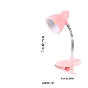 Mini Book Light with Clip – Portable LED Reading Lamp, Travel Bedroom Night Light, Eye Protection (Random Color)