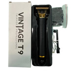 Professional T9 Hair & Beard Trimmer | Semi-Metal Body | Rechargeable Cordless Precision Clipper