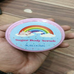 SK BLOOMS Natural Sugar Body Scrub | Gentle Exfoliating & Moisturizing Body Polish for Smooth Skin