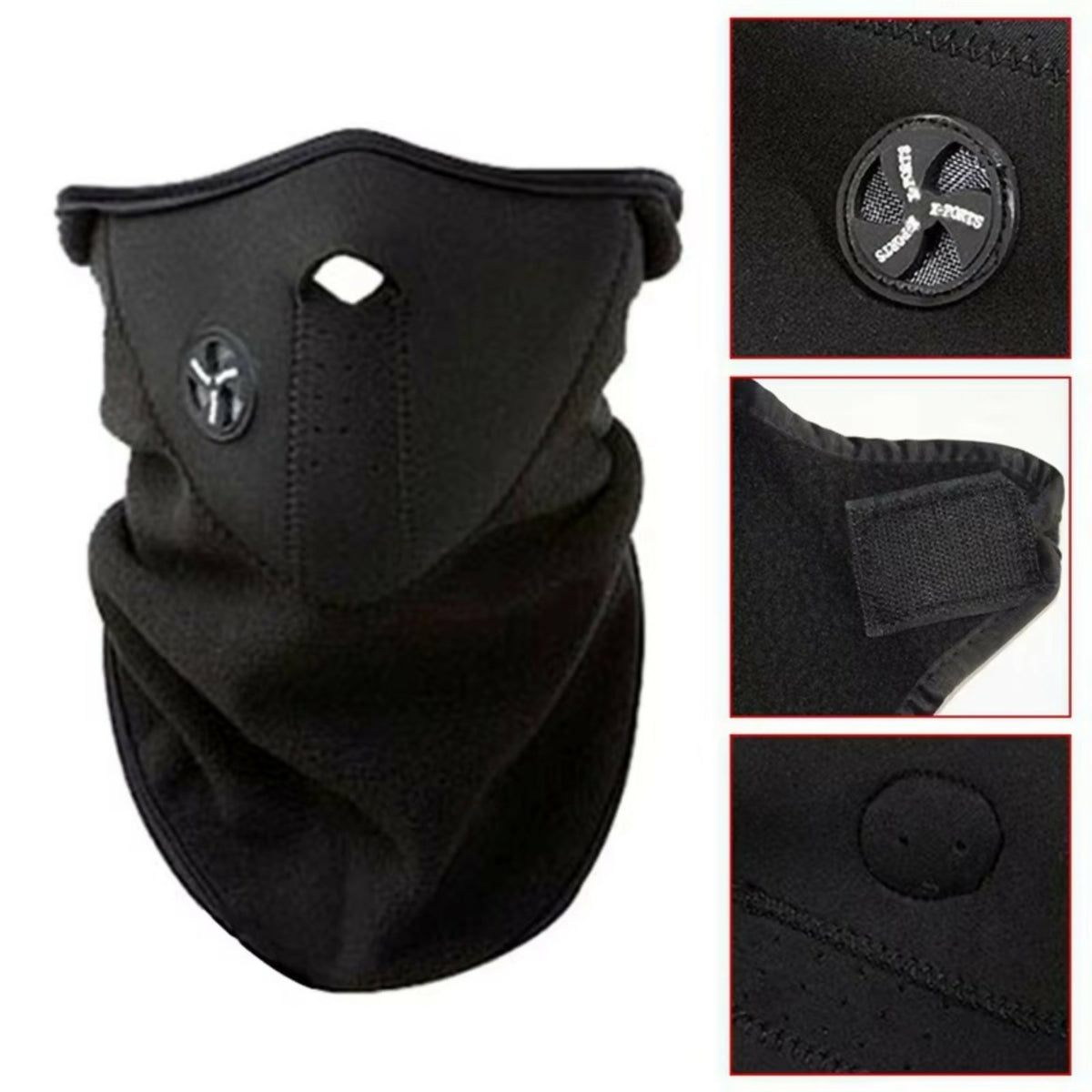 Half Face Bike Mask – Windproof & Dustproof Cycling Face Cover