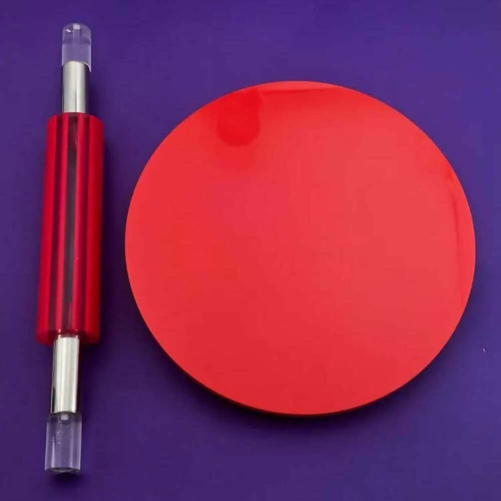 Acrylic Rolling Pin and Non-Slip Board Set, Professional Baking Tool