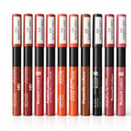 Rich nude shades provide smooth and defined lip color.