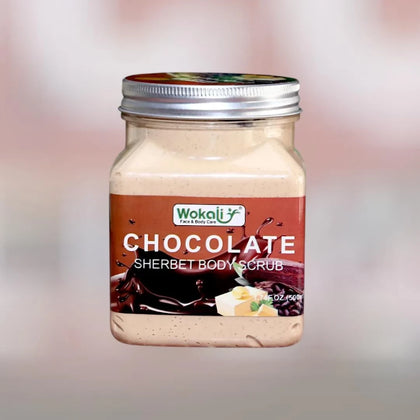 Wokali Orignal Face & Body Care Chocolate Sherbet Facial Scrub