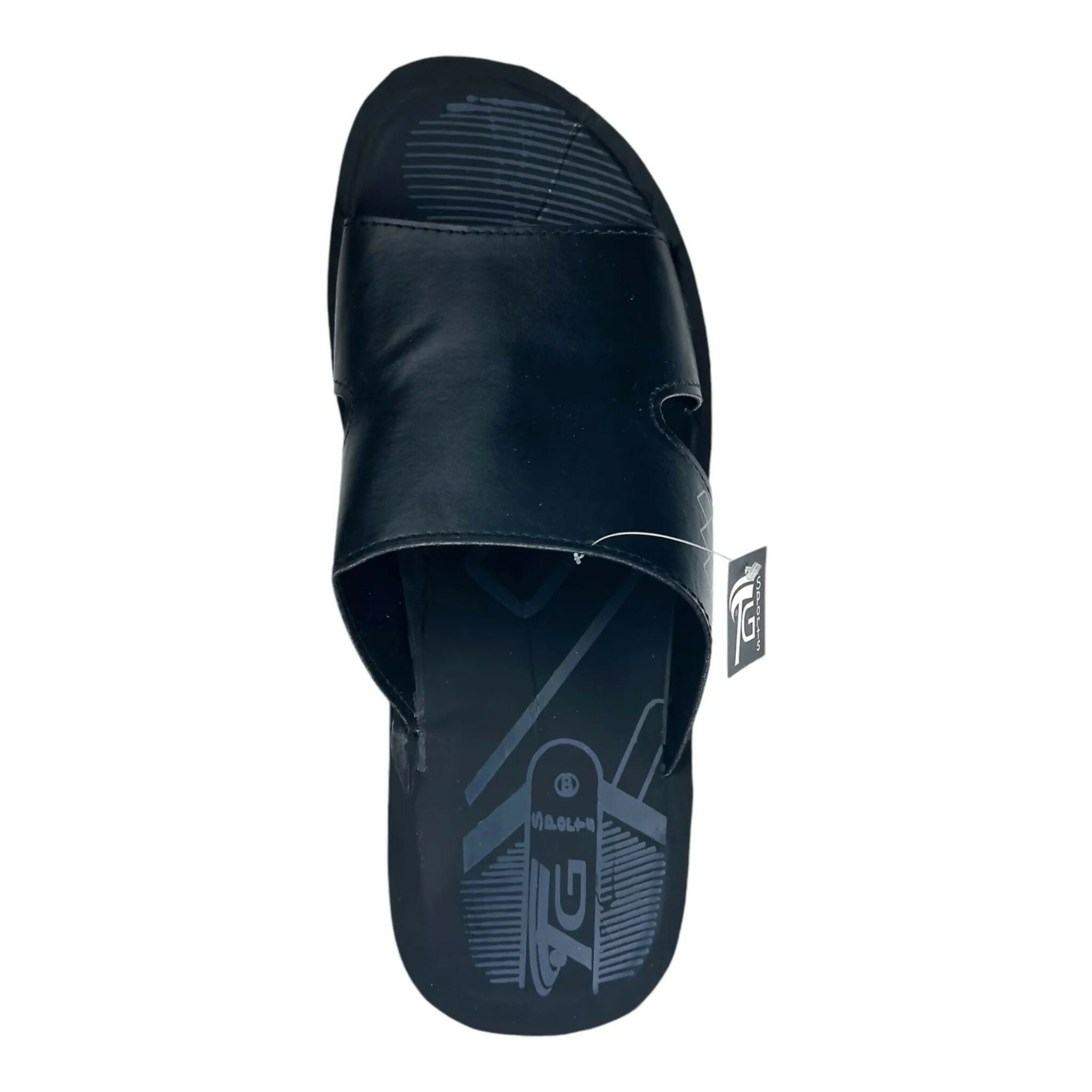 Open-Toe Slip-On Sandals