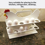 Chicky Spiral Egg Holder Organizer Tray