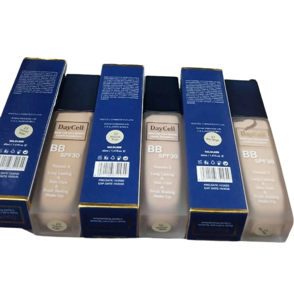 Day Cell Foundation, Lightweight Full Coverage Formula, for Women