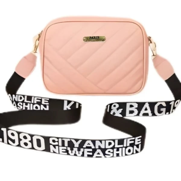 Pink Leather Handbag for Girls & Women | Stylish Shoulder & Crossbody Bag | Daily Use & Gift
