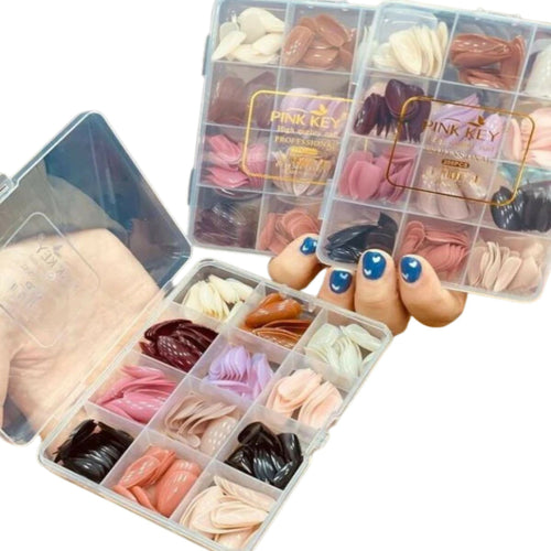 288-Piece Multicolor Fake Nail Set
