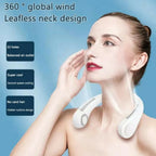 Portable Bladeless Neck Cooler – USB Rechargeable 360° Neck Fan | Hands-Free Personal Cooling