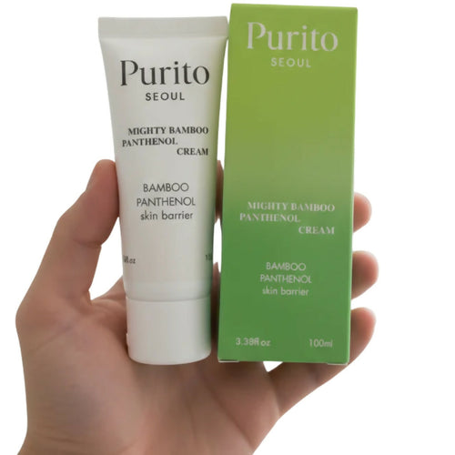 Mighty Bamboo Panthenol Cream, Deep Hydration & Barrier Protection, 100% Vegan