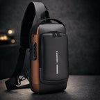 Premium Anti-Theft Sling Bag with Password Lock | Secure Crossbody Chest Bag for Travel & Daily Use
