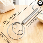 Large hand dough mixer stick