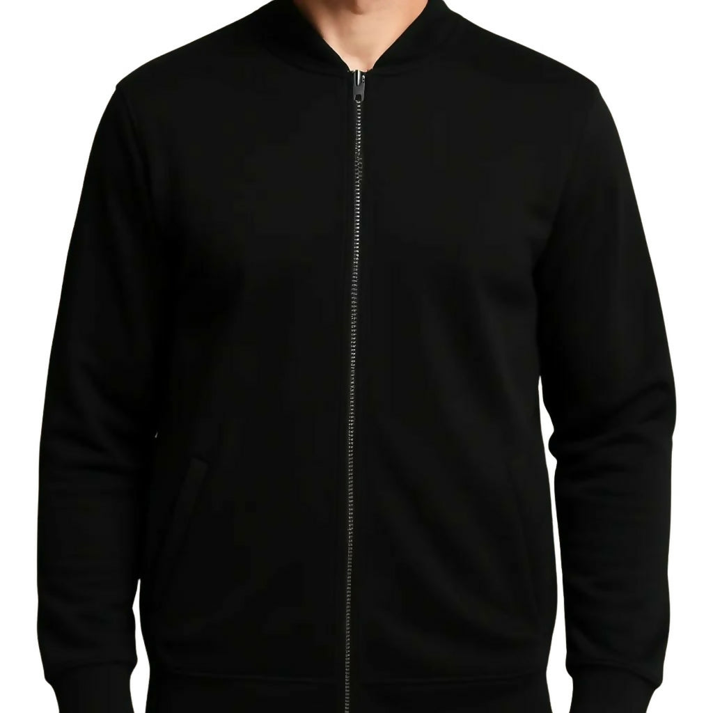 Premium Zipper Jacket, French Fleece Fabric, for Men Casual & Winter Wear