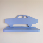 Mustang Car Boys Kids Bedroom Floating Organizer Shelve Decor