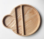 Cup and Spoon Wooden Food Tray