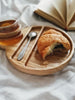 Cup and Spoon Wooden Food Tray