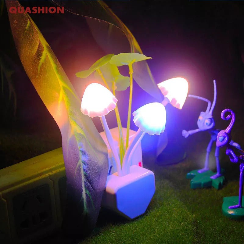 Mushroom Night Light, Dusk To Dawn Sensor LED Lamps For Kids Gifts