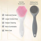 Silicone Face Scrubber Exfoliating Brush Manual Cleansing Tool