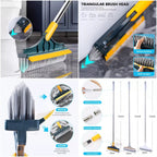 Floor Cleaning Brush, Multipurpose Bathroom Tile and Floor Scrubber Brush