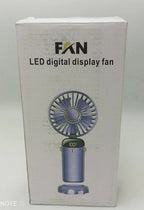 Fan, LED Digital Display Rechargeable with USB Cable
