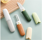 2-In-1 Stainless Steel Fruit Knife With Peeler And Protective Case