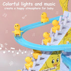 Duck Slide Toy Set, Funny Automatic Stair