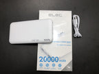 Elec Power Bank,  PD Fast Charging, High-Capacity Portable Charger, 20000mAh
