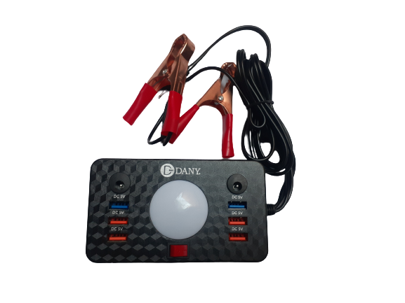 Dany C-1 Clipper Charger 6 USB Ports DC Mobile Charger