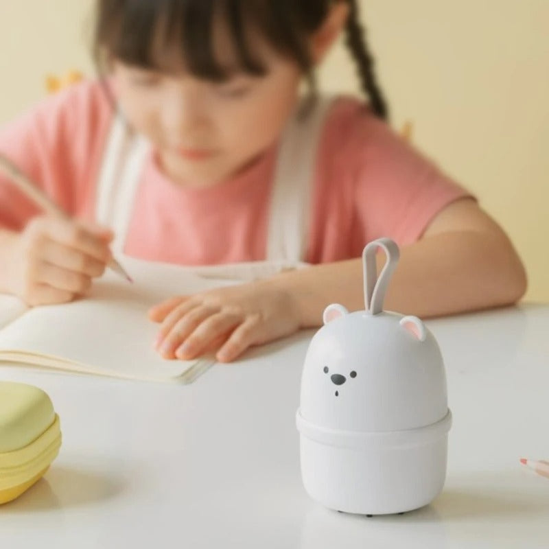 Portable USB Desktop Vacuum With Bear Grip For Keyboard And Desk