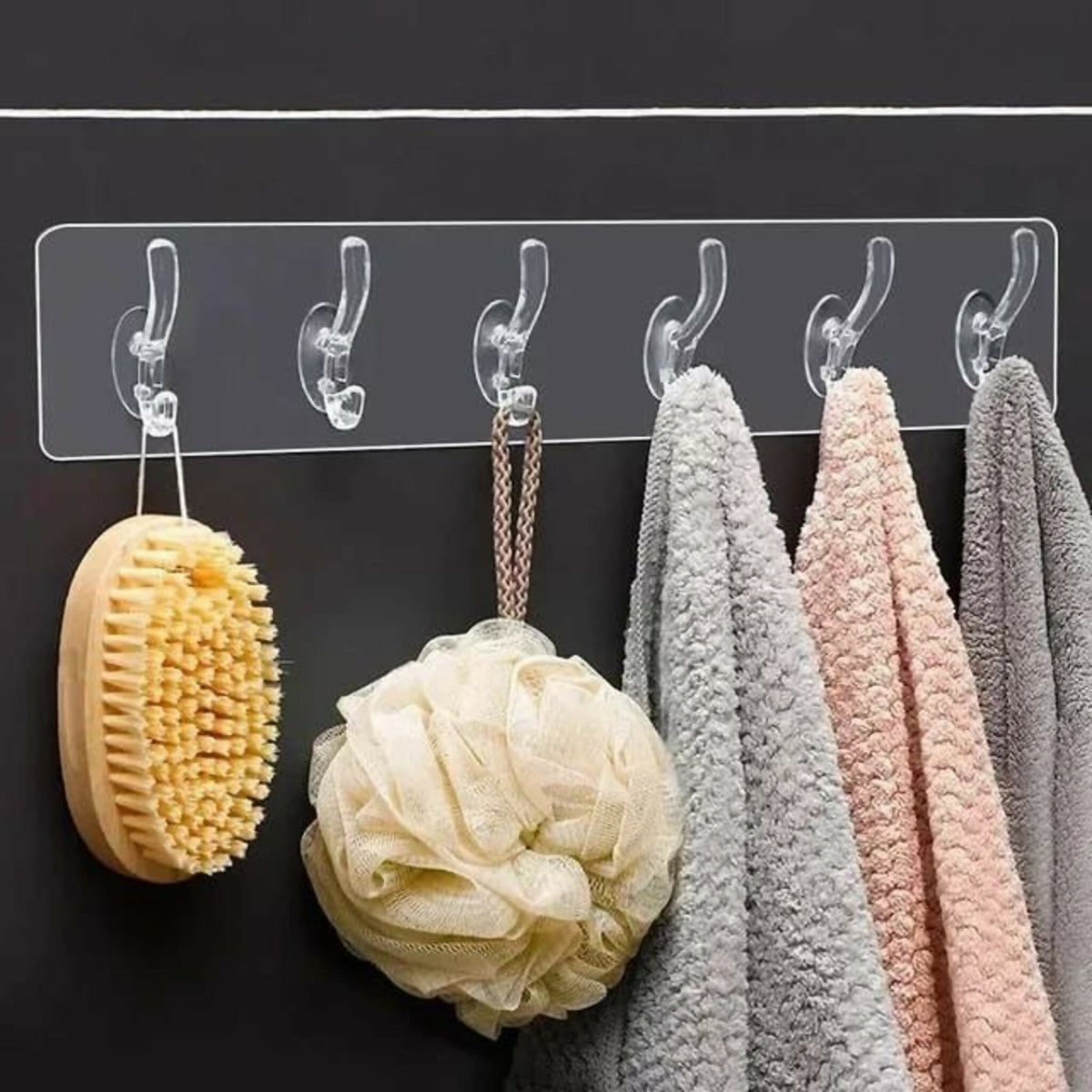 Transparent Sticky Hooks Strip