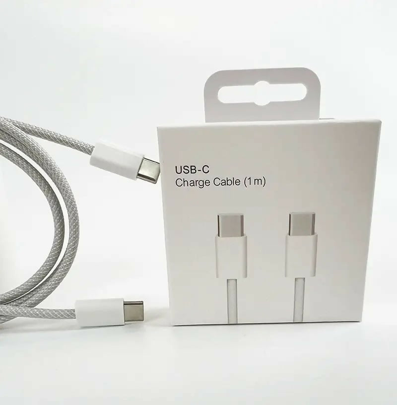 USB Type C To Type C Fast Charging Data Cable 1 Meter High Speed Sync Cable Compatible With Type C Devices
