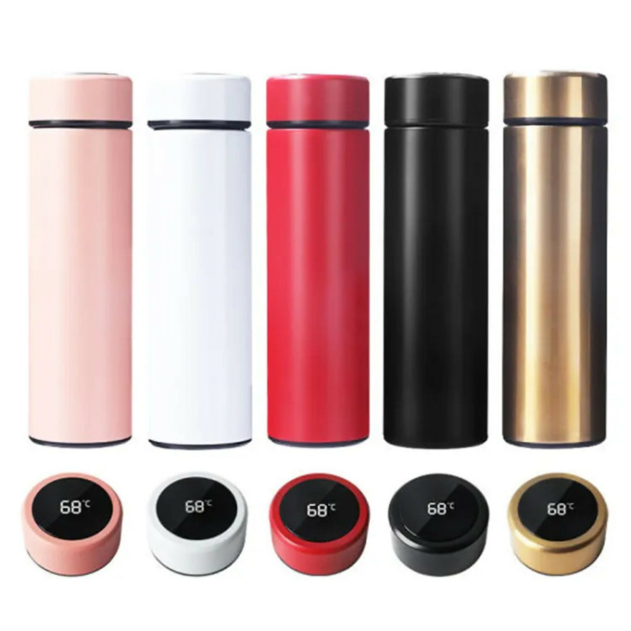 LED Temperature Display Water Bottle Stainless Steel Vacuum Insulated Flask