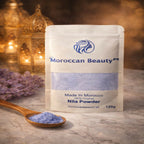 Moroccan Beauty Nila Powder 120g – Original Blue Nila Powder for Skin Brightening & Glow
