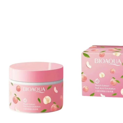 Peach Extract Exfoliating Face Gel Cream, Gentle Fruit Acid Peel