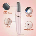 Rechargeable Foot Callus Remover With 1 Extra Head | Foot Pedi | Grinder For Soft Skin | Find Back Feet Care