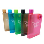 Pink Ultra Slim Notebook Style Water Bottle 380ml | Portable Memo Bottle for Travel, School & OfficePink Ultra Slim Notebook Style Water Bottle 380ml | Portable Memo Bottle for Travel, School & Office