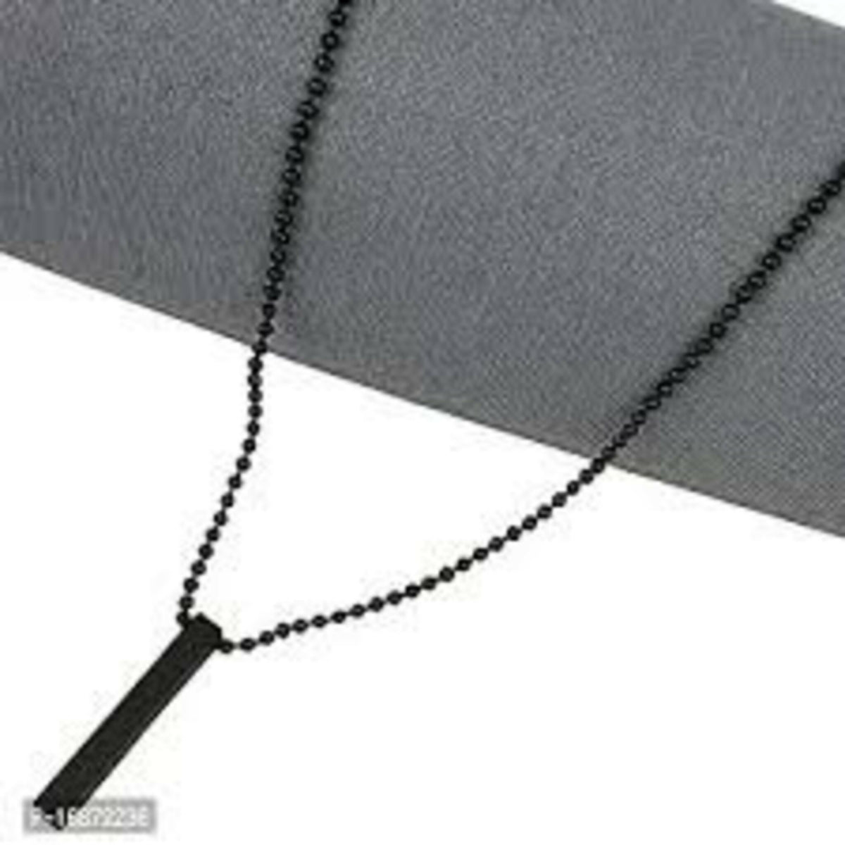 Pack Of 2 Boys Bar Necklace Materials