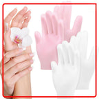 Silicone Moisturizing Gloves Set for Dry Cracked Hands