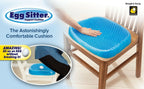 Non Slip Egg Sitter Gel Seat Cushion Soft Sitting Support Pad Cushion for Car and Office Chair Seat Pads Breathable Honeycomb Bike Seat Foam