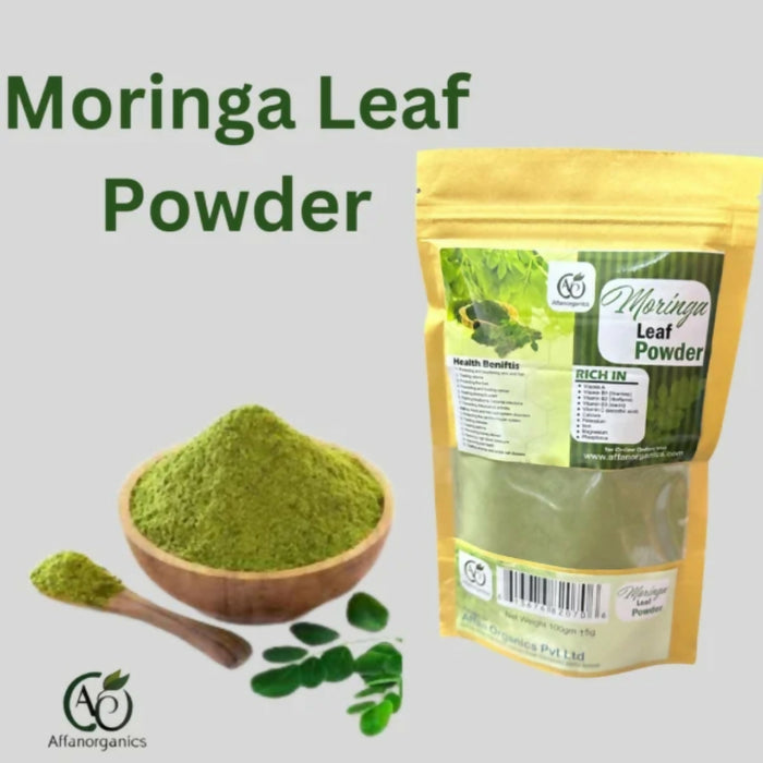 Moringa Powder (100g), 100% Pure Superfood for Energy & Immunity