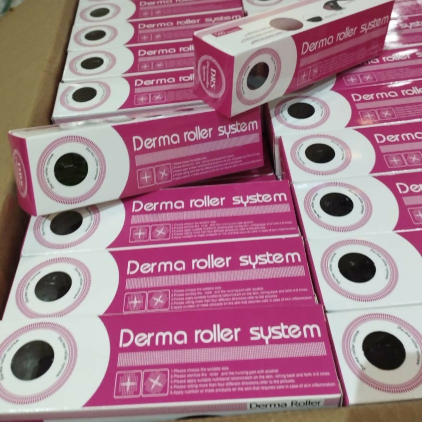 Titanium Needles Derma Roller 0.5mm Length Size - Skincare Product Designed For Beauty And Daily Skincare Routine - With Box