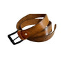 Leather Belt, Export Quality Genuine & Full Grain with Metallic Buckle, for Men