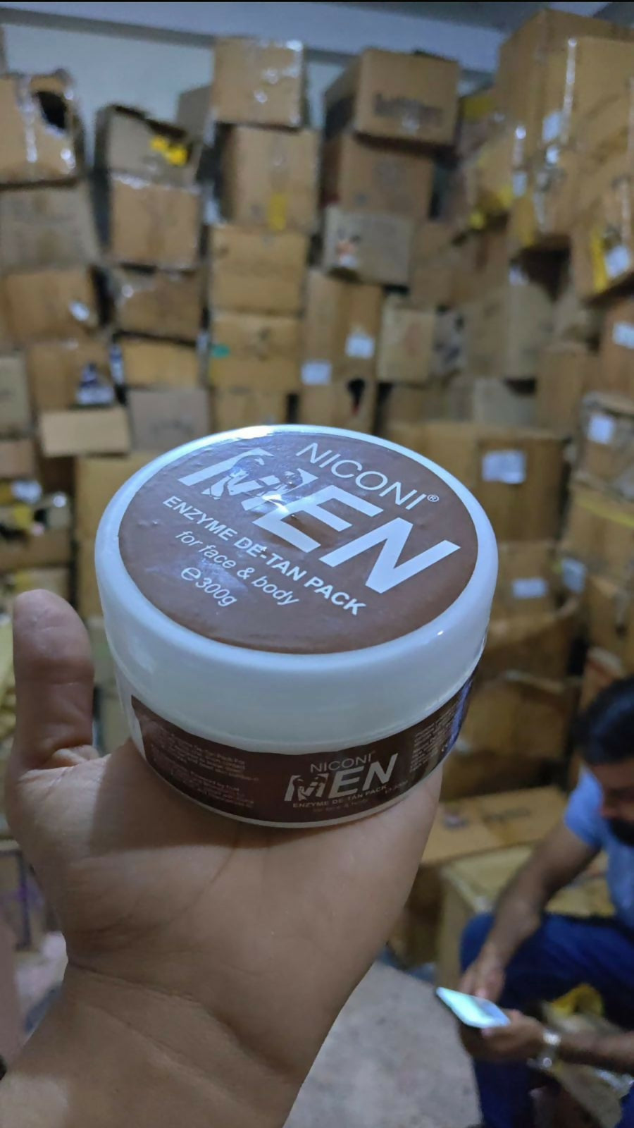 Niconi Men Enzyme De Tan Pack For Face And Body Best Quality Skincare Solution - 300g