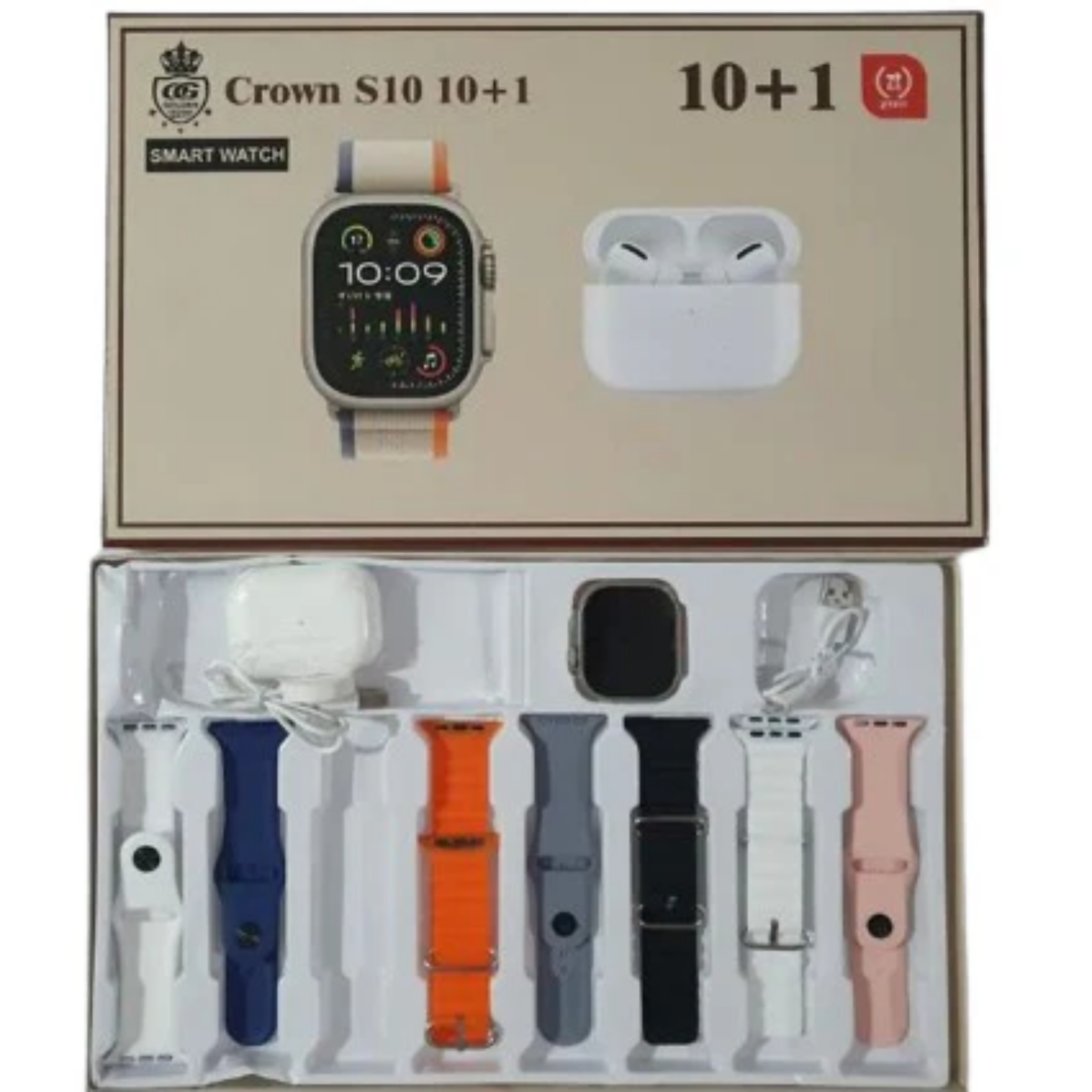 S10 Ultra Smartwatch & AirPods Combo