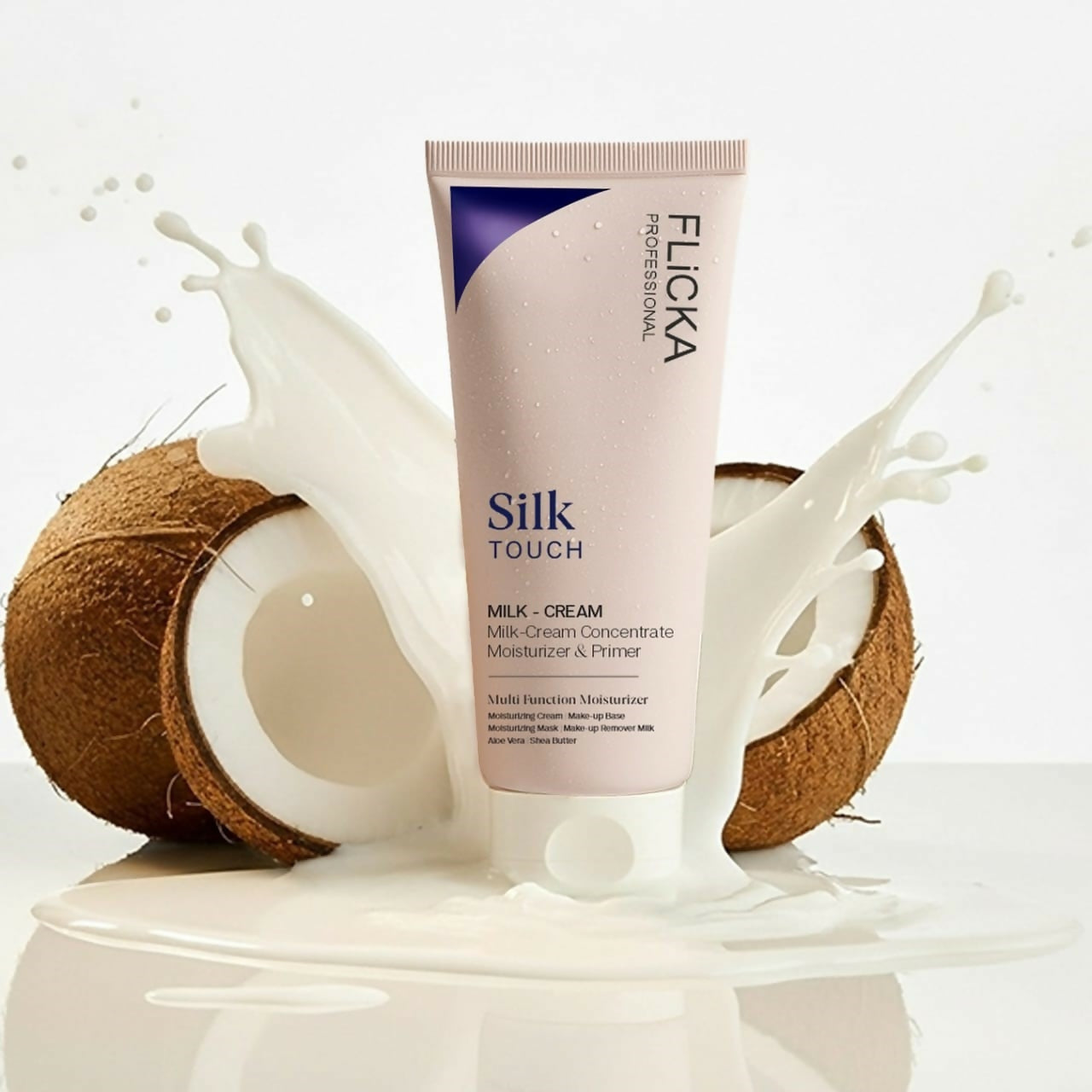 FLICKA Professional Silk Touch Milk-Cream Concentrate - Skincare Product Designed For Moisture And Daily Skincare Routine - 100ML
