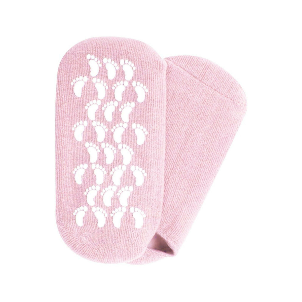 1 Pair Reusable Silicone Spa Gel Socks For Dry Feet And Cracked Heel Treatment