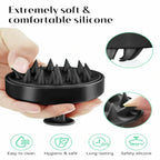 Scalp Shampoo Massager Brush with Soft Silicone Bristles | Hair & Scalp Scrubber | Random Color
