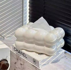Bubble shap Tissue Box Holder | Non _ Slip Plastic cover for stylish storage | Random colour