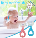 Baby Toothbrush Children's Teeth Cleaning Brush Kids U-Shaped Toothbrush Mouth Oral Cleaning Brush