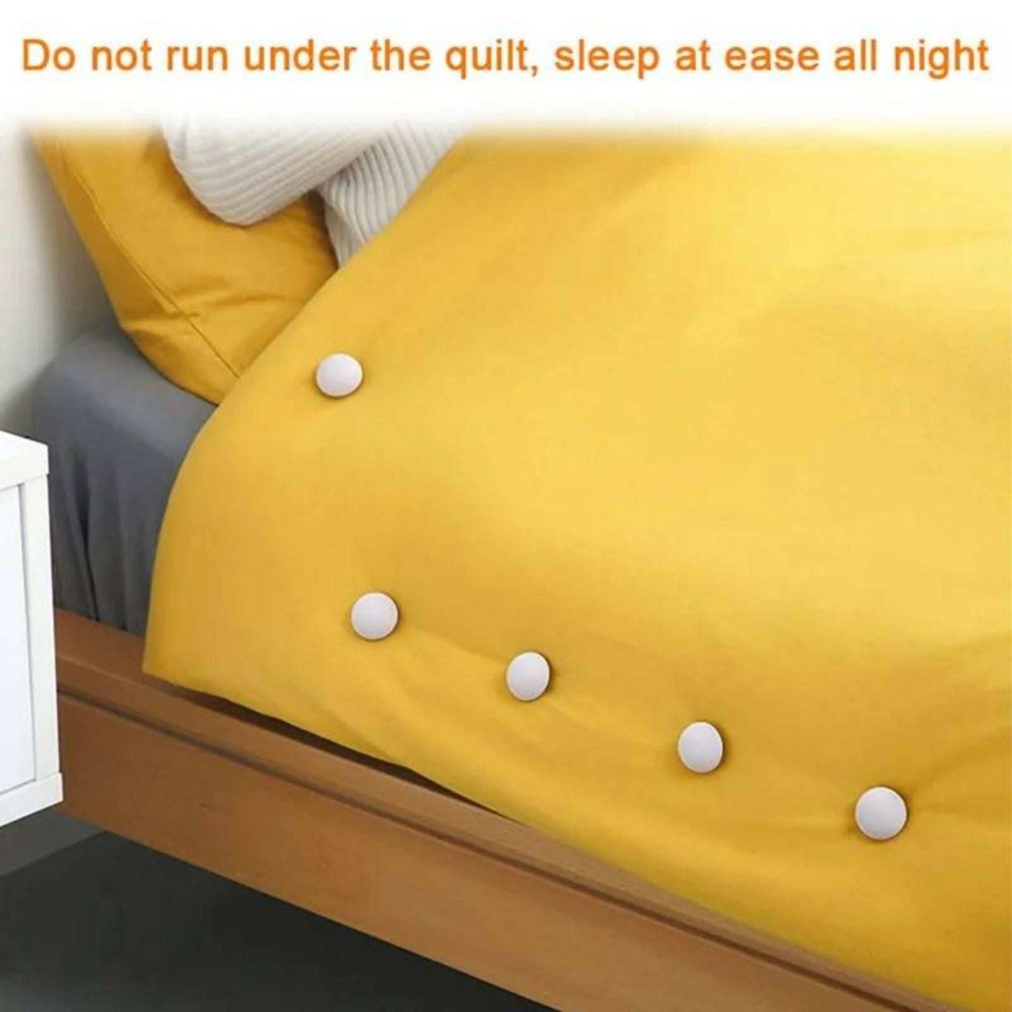 Premium Mushroom-Style Bedsheet Clips – Pack of 4 Elastic Quilt & Sheet Fixer Buckles